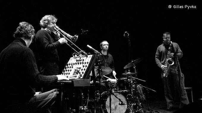 Photo Quartet Bauer - Vandermark - Nilssen-Love - Lehn © Gilles Pyvka