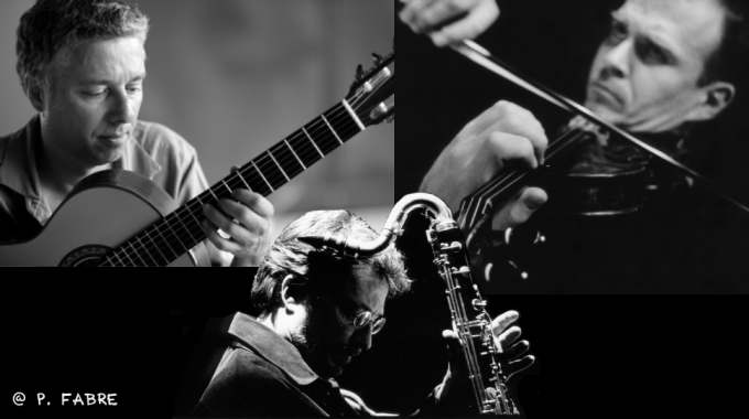 Trio Subert - Huby - Hardy © P. Fabre Photo Trio Subert - Huby - Hardy © P. Fabre