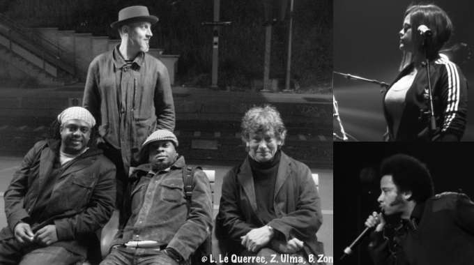Photo Ursus Minor feat. Boots Riley & Desdamona © L. Le Querrec, Z. Ulma, B. Zon